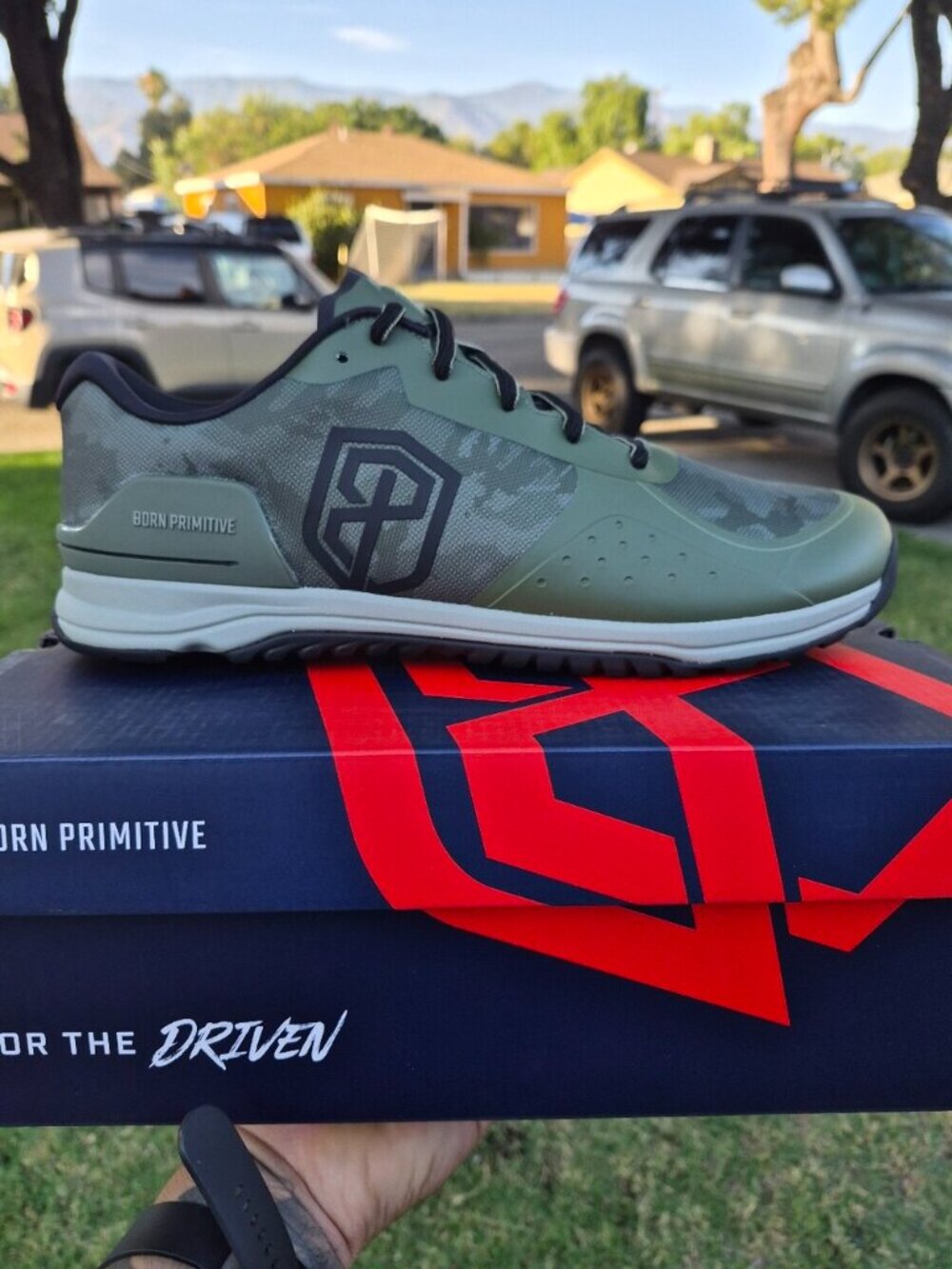 Born Primitive Savage 1 Men's Camo Green Athletic Shoes
